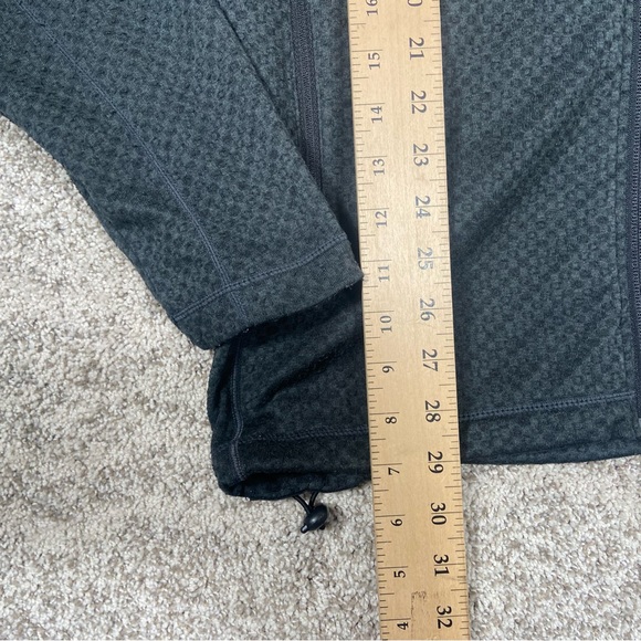 Vuori Jacket Mens Large Gray Geo Performance Fleece Zip Up Lightweight Athletic - Picture 5 of 7